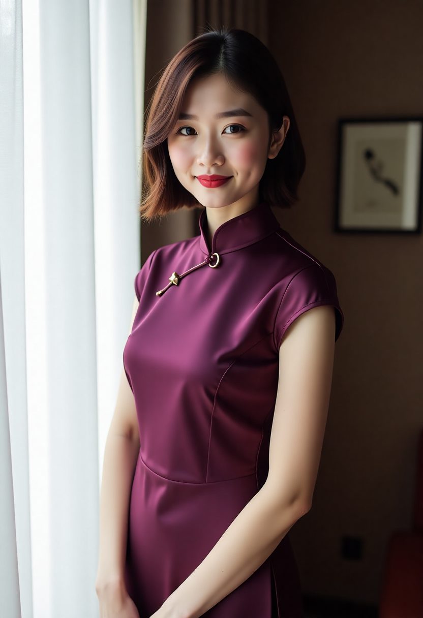 她